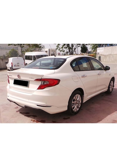 Fiat Egea Sport Marşpiyel Seti Mat Siyah Plastik 2015-2021