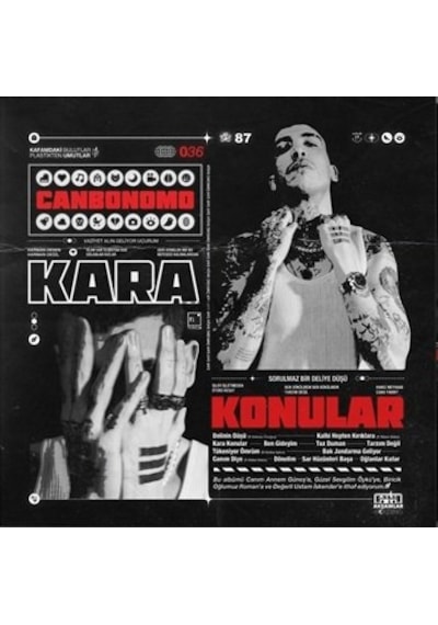 Can Bonomo Kara Konular - Plak