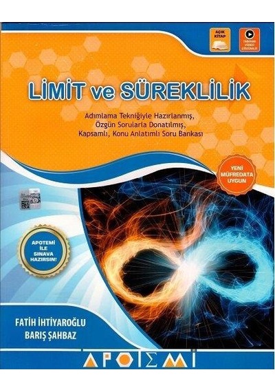2022 Limit ve Süreklilik -  Apotemi Yayınları