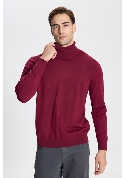 AC&Co / Altınyıldız Classics Erkek Bordo Standart Fit Normal Kesim Tam Balıkçı Yaka Triko Kazak Bordo AC&Co / Altınyıldız Classics Erkek Bordo Standart Fit Normal Kesim Tam Balıkçı Yaka Triko Kazak Bordo