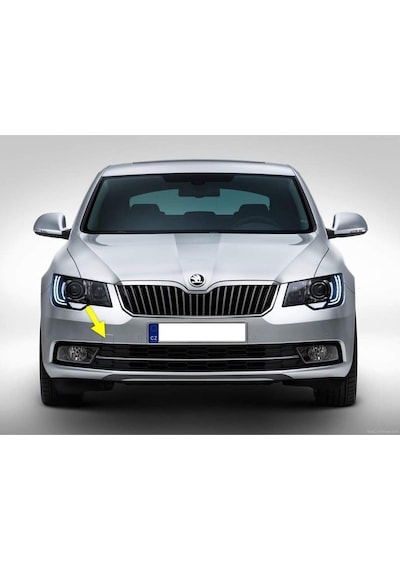 Skoda Superb 2 2014-2015 Uyumlu Ön Tampon Çeki Çekme Demiri Kapağı 3t0807241a