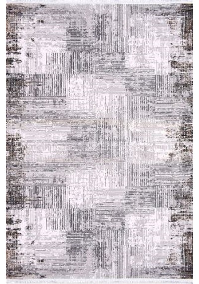 Çam Halı Crea Plus Stone Roxanne 17187 Krem Gri Modern Desenli Makine Halısı
