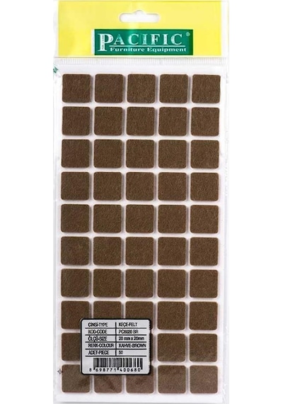 Pacific Zemin Koruyucu Yapışkan Kare Keçe 20 mm x 20 mm