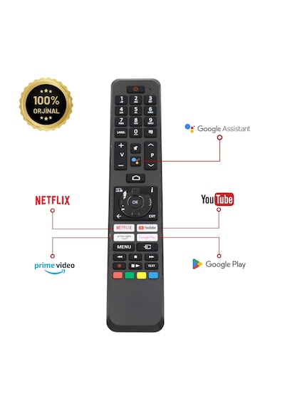 Vestel Akıllı Tv Kumandası Siyah Rc45160 Rc43160 Ct-8563 Ct-8556-2387405