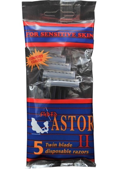 Süper Astor Nostaljik 5 Adet Çift Bıçaklı Tek Kullanımlık Tıraş