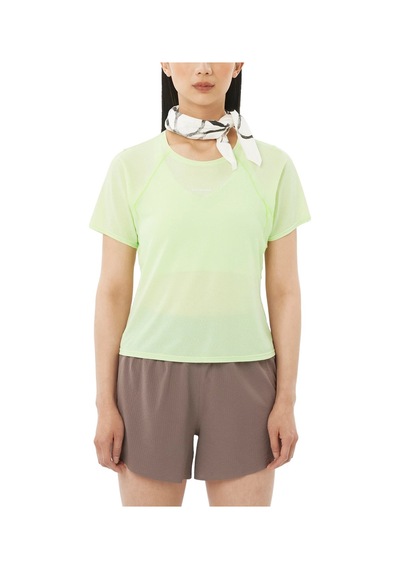 Salomon Shkout Aır Cropp Ss Tee W 18271 Yeşil