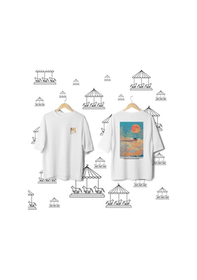 Dreamers Serisi No:6 T-shirt - Beyaz