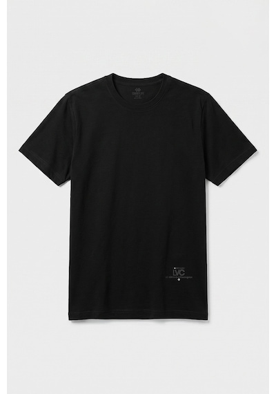 Tommy Life Siyah Standart Fit Baskılı Kısa Kollu Erkek T-shirt - 88440