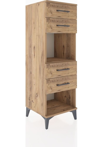 Hyperion Dolap Tek Raflı 4 Çekmeceli 44x44x134 Çam-çam Çam Hyperion Dolap Tek Raflı 4 Çekmeceli 44x44x134 Çam-çam Çam