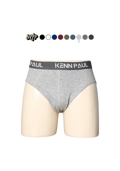 Kp Erkek Düz Pamuklu Gri Boxer Slip Boxer Gri
