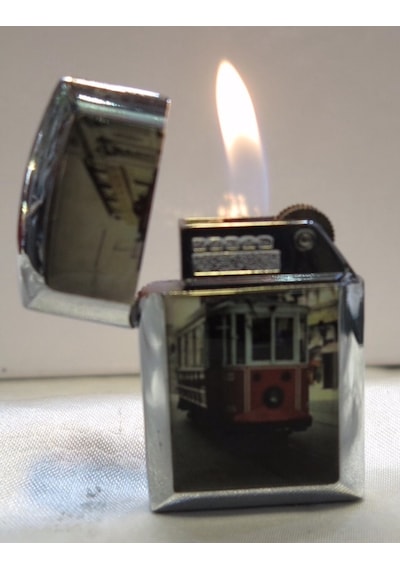 Ofluogluticaret Tramvay-Zenit Marka Taşlı Ve Gazlı Çakmak