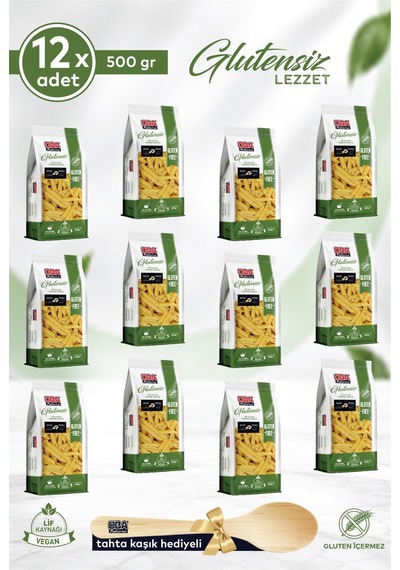 Oba Glutensiz İri Kalem Makarna 400 Gr X 12 Adet