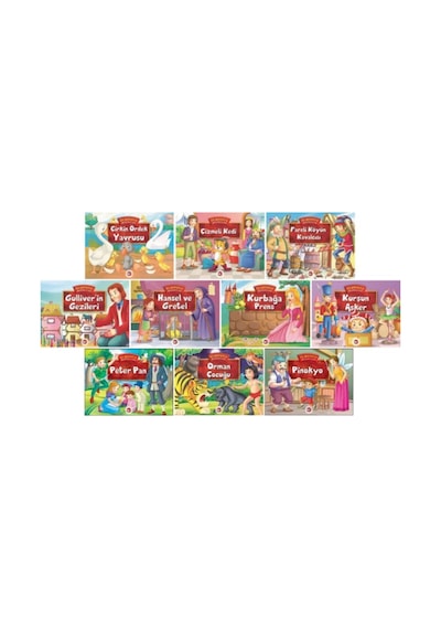 Üç Boyutlu Masal Kitapları 10'lu Set