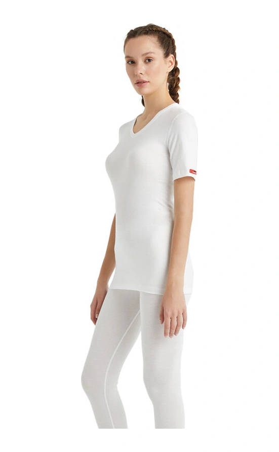 Blackspade Unisex Termal Tişört 2. Seviye 1263 - Beyaz