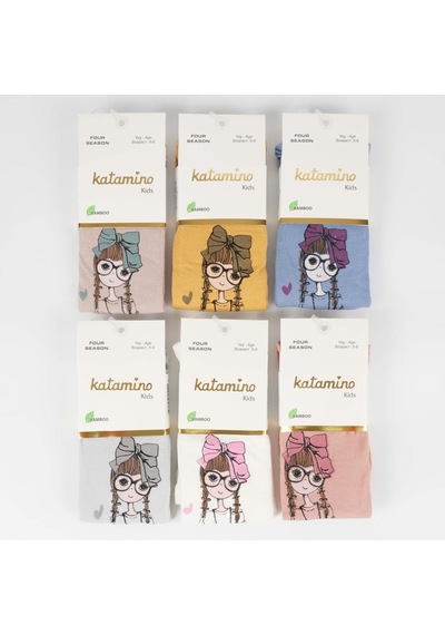 Artı & Katamino Katamino 6 Çift Dikişsiz Bambu Külotlu Çorap