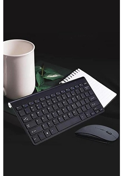Klavye Mouse Seti Akıllı Kablosuz Tcm05 Siyah