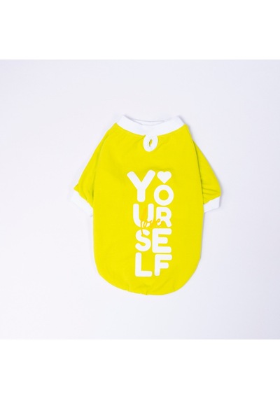 Yellow-sarı Yourself Love Sweat Kedi Köpek Sweati - Kedi Köpek Kıyafeti