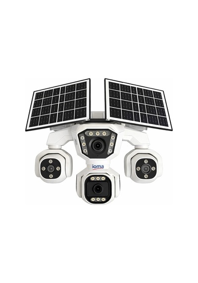 4 Lens 3 Ptz 4g Solar Camera Apache Io-sg407