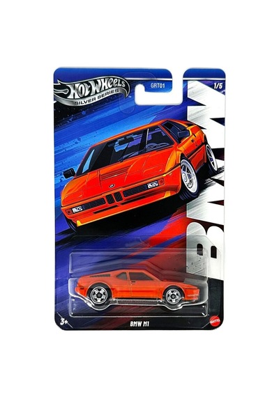 Silver Series Bmw M1 Turuncu 1:64 Model Araba Çok Renkli