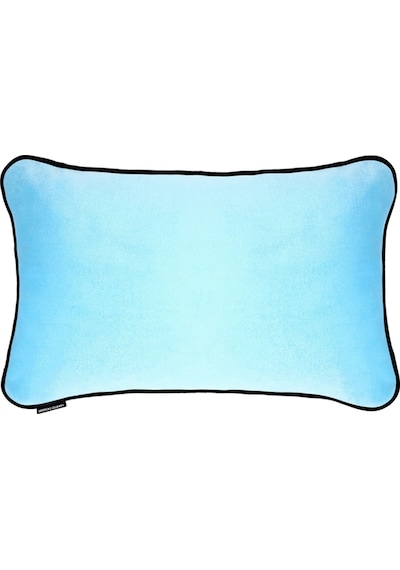 Biyeli Kırlent Yastık Kılıfı Mavi Rengi 50x30