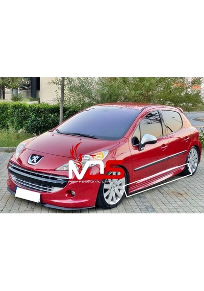 Peugeot 207 Aero Marşpiyel Sağ Sol Takım Fiberglass Boyasız