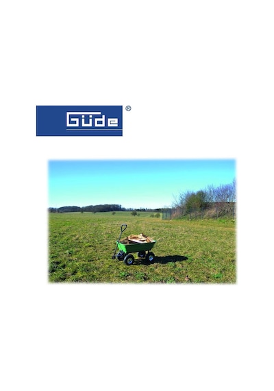 Güde 94336 Bahçe Arabası, 250Kg