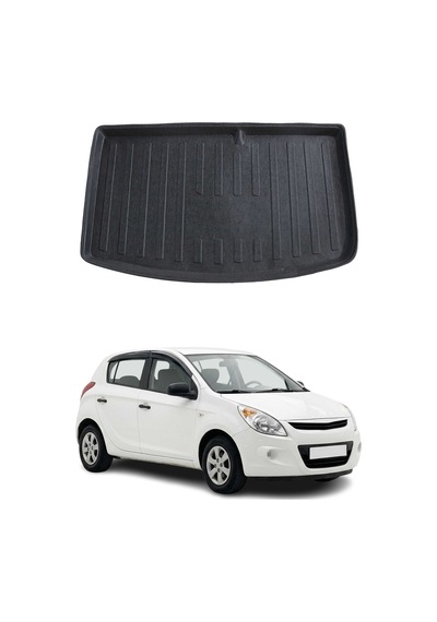 Hyundai I20 2009-2014 Arası Uyumlu Araca Özel Kauçuk Tpe Bagaj Havuzu Siyah