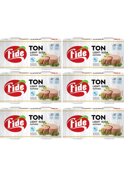 Fide Light Ton Balığı 12 x 160 G