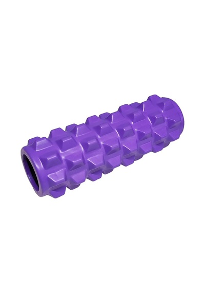 Delux Serisi Yr-purple Yoga Foam Roller Mor Renk 12,3x33 Cm Stretching Pilates Rengarenk