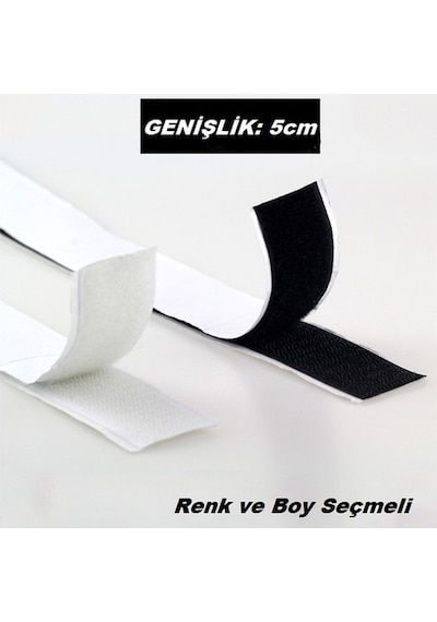 Cırt Cırt Bant, 5Cm Yapışkanlı Cırt Band, Renk Ve Boy Seçmeli