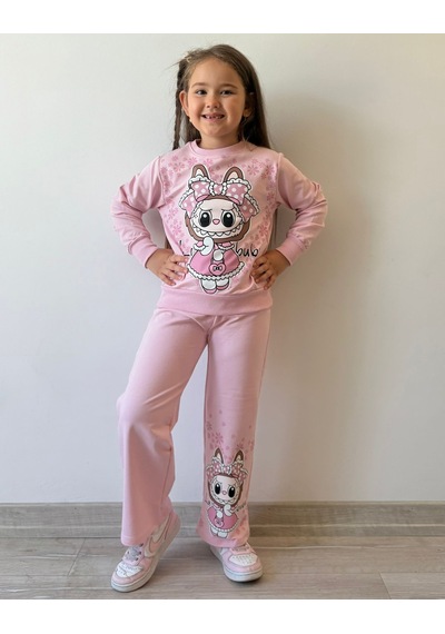 Yağmur Giyim Pjk2i Labubu Desenli Pembe Bol Paça 2 İp %100 Pamuk Kız Çocuk Takımı 3-10 Yaş 8186-p Pembe Yağmur Giyim Pjk2i Labubu Desenli Pembe Bol Paça 2 İp %100 Pamuk Kız Çocuk Takımı 3-10 Yaş 8186-p Pembe