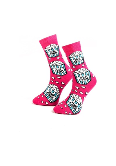 Ozzy Socks Pop Corn Desenli Çorap (407226998) Çok Renkli