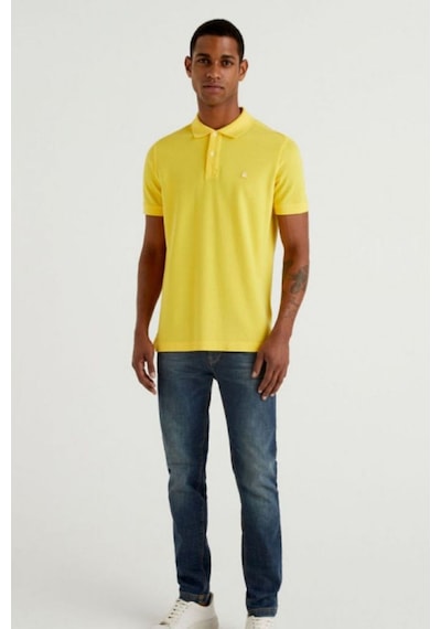 United Colors Of Benetton Erkek Polo T Shirt 3089j3179 Sarı