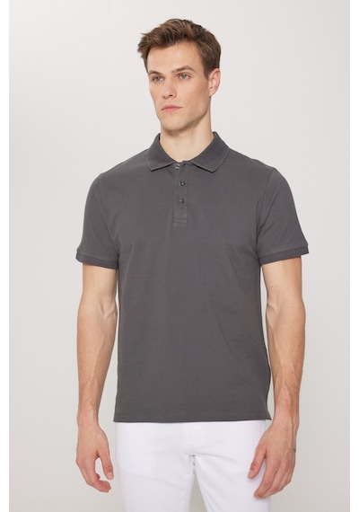 Ac&Co / Altınyıldız Classics Erkek Antrasit Slim Fit Dar Kesim Polo Yaka Kısa Kollu Tişört 4A4820200001AtrxXL Antrasit Ac&Co / Altınyıldız Classics Erkek Antrasit Slim Fit Dar Kesim Polo Yaka Kısa Kollu Tişört 4A4820200001AtrxXL Antrasit