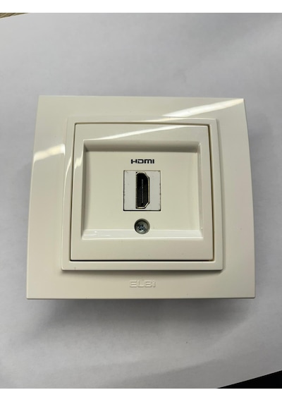 Hdmi Prizi Elbi Zena Beyaz Çerçeveli 609