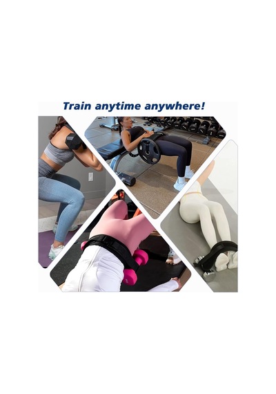 Halter, Kettlebell Ve Plakalar İçin Hepsi Bir Arada Kalça İtme Kemeri - Gelişmiş Kalça Koruması, Kaymaz Dolgu - S