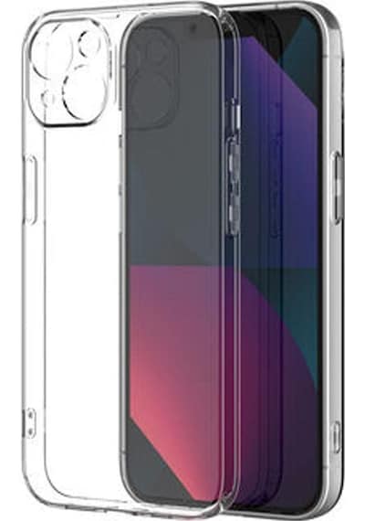 Apple Uyumlu iPhone 13 Kamera Korumalı 3D Şeffaf Silikon Kılıf 514128999