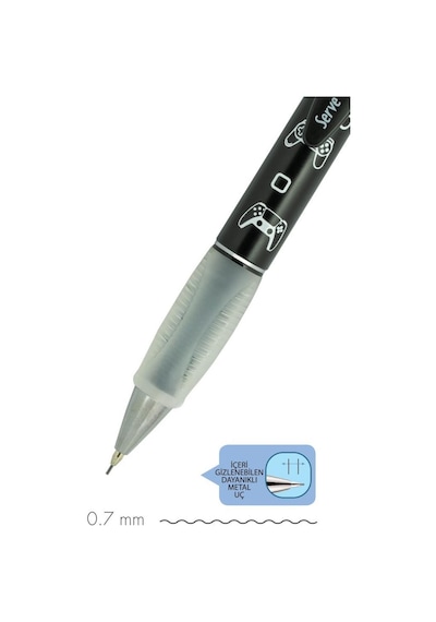 Serve Deep Versatil Kalem Sketch Serisi 0.7mm Siyah Oyun