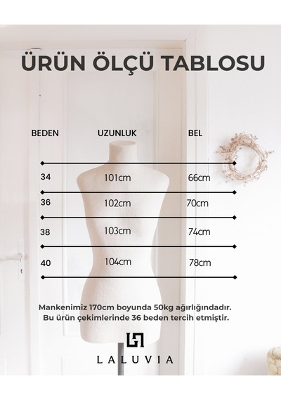 Laluvia Beyaz Yanları Yıldız Detaylı Jean - 2y0960