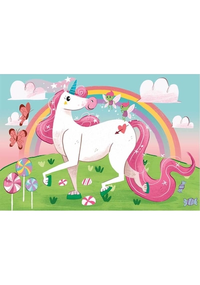104 Parça Puzzle Unicorn