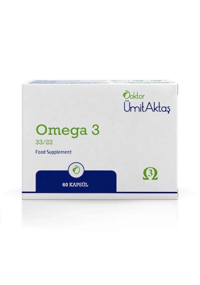 Dr. Ümit Aktaş Omega 3 33/22 Takviyesi 60 Kapsül