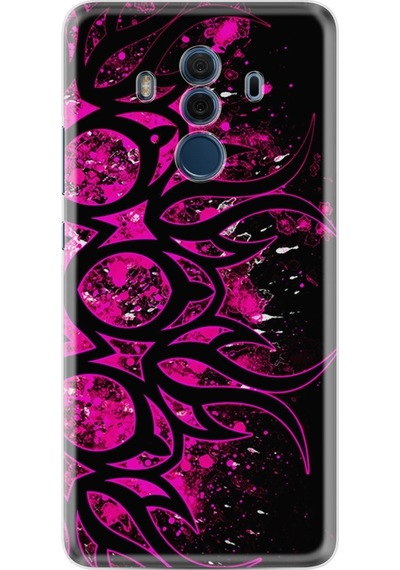 Huawei Mate 10 Pro Kılıf Silikon Purple Knife 1692