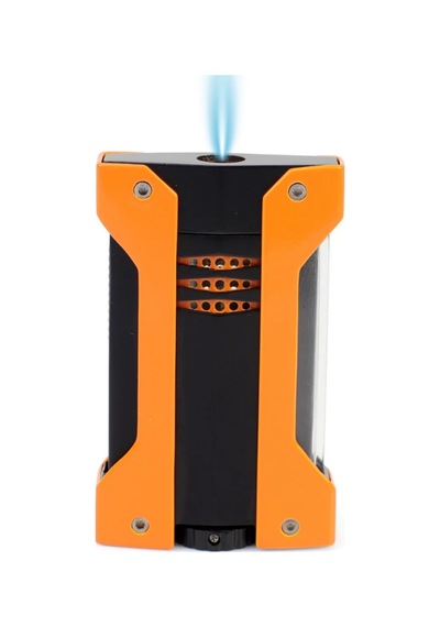 Conquistador Tek Torch Pürmüz Turuncu Siyah Defi Extreme Dizayn Metal Puro Çakmağı Cnq-025