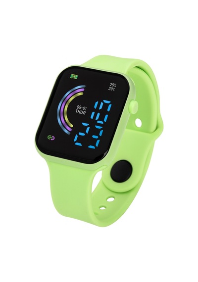 Su Geçirmez Watch Saat Akıllı Saat Değildir Açık Yeşil - 747927258 Yeşil