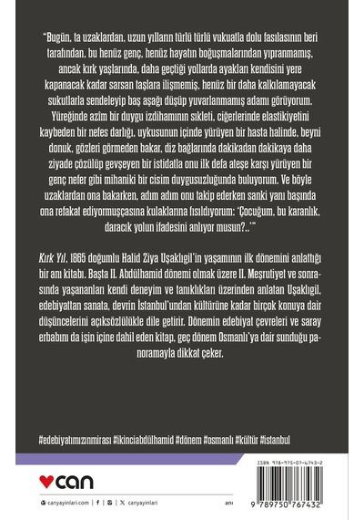 Kırk Yıl: Iı. Cilt Açıklamalı Orijinal Metin