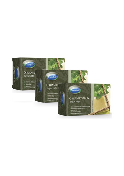 Mecitefendi Organik Isırgan Yağlı Sabun 3 x 125 G