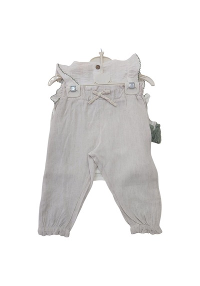 Babydoll 2li Takım Via Yeşil-ekru-12207 Açık Gri