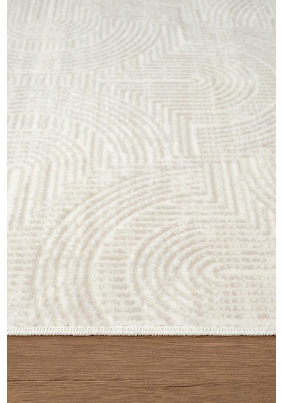 Icon Ic002g Gri Modern Desen Akrilik Pamuk Tabanlı Salon Koridor Oturma Yatak Odası Halısı-746 Gri