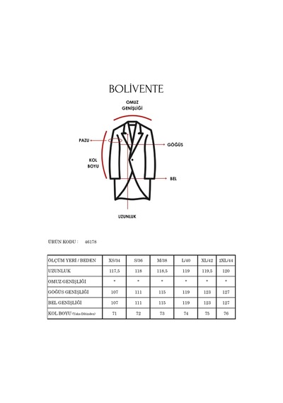 Acı Kahve Oversize Astarlı Uzun Trençkot Kahverengi