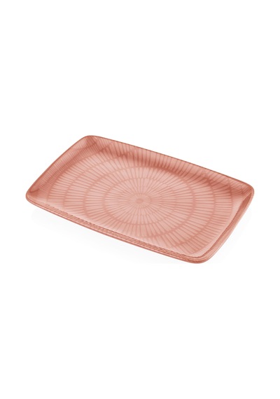 The Mia Noon Dikdörtgen Servis Somon 34x25 Cm